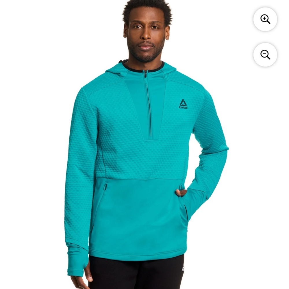 Reebok Teal Hoodie - Picture 2 of 5